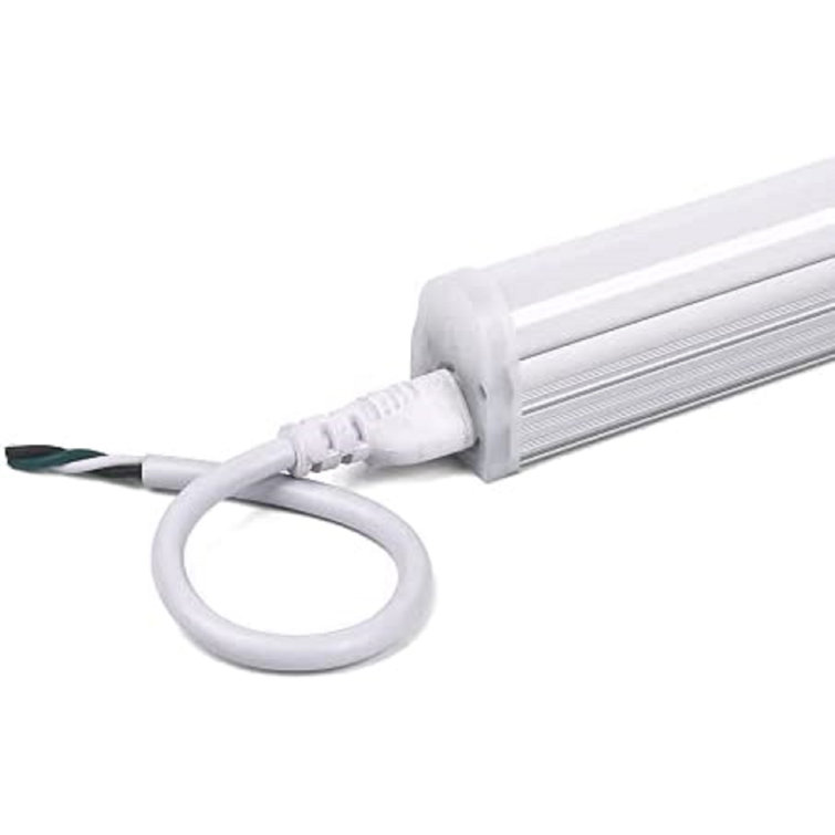 Light Blue USA LED T5 Integrated Single Tube Light Fixture, 3 FT 12W